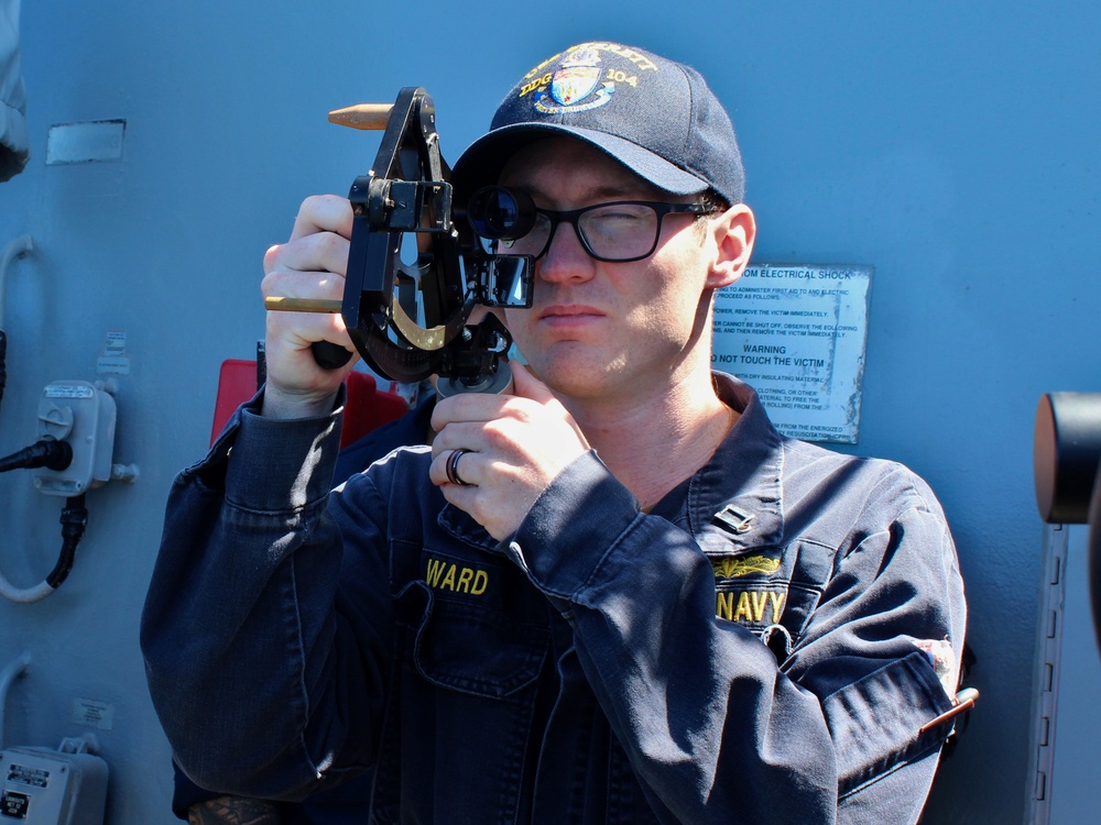 USS Sterett (DDG 104) Conducts Refueling-at-Sea