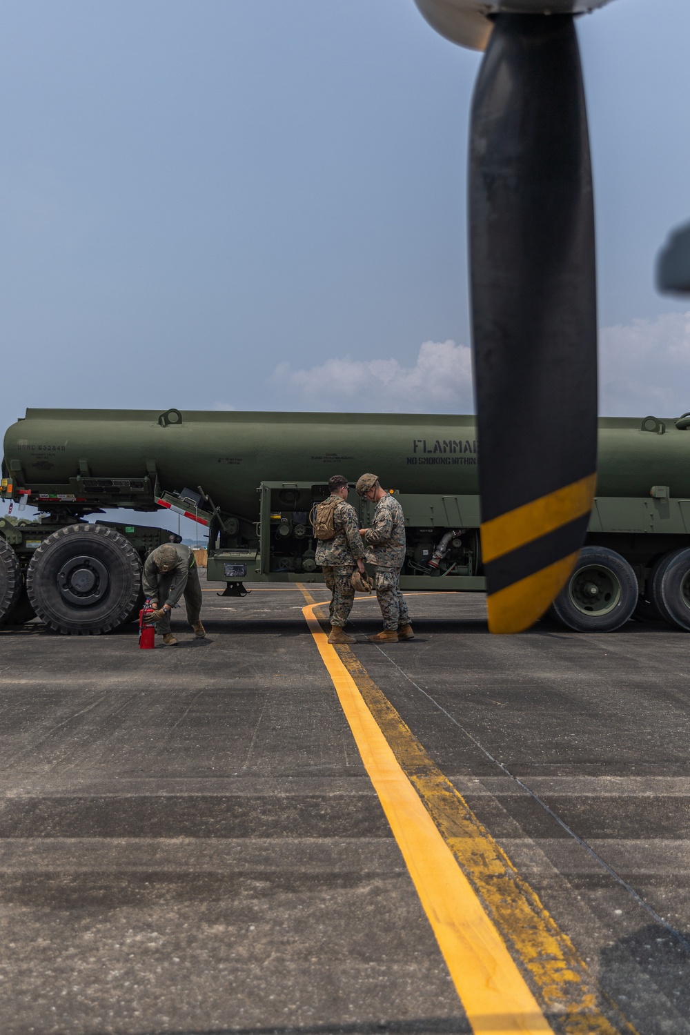 Balikatan 23 | U.S. Marines, Airmen Work Together to Refuel Aircraft