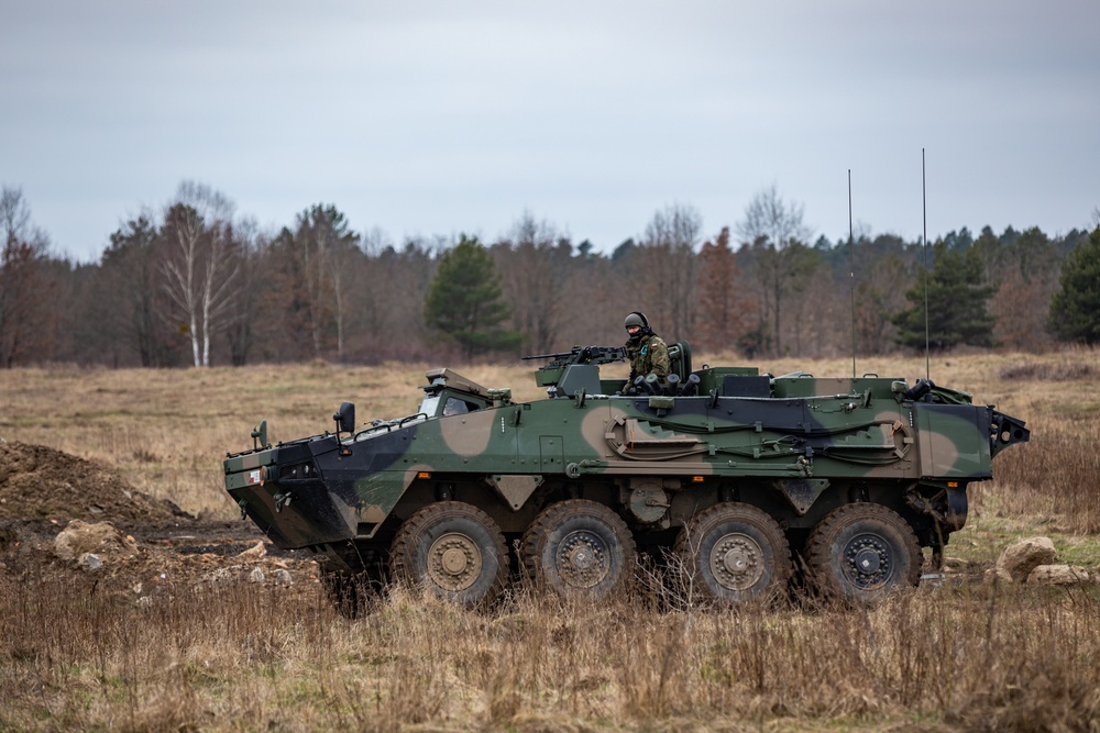 eFP Battle Group Poland Displays Combined Force in Exercise Amber Lynx