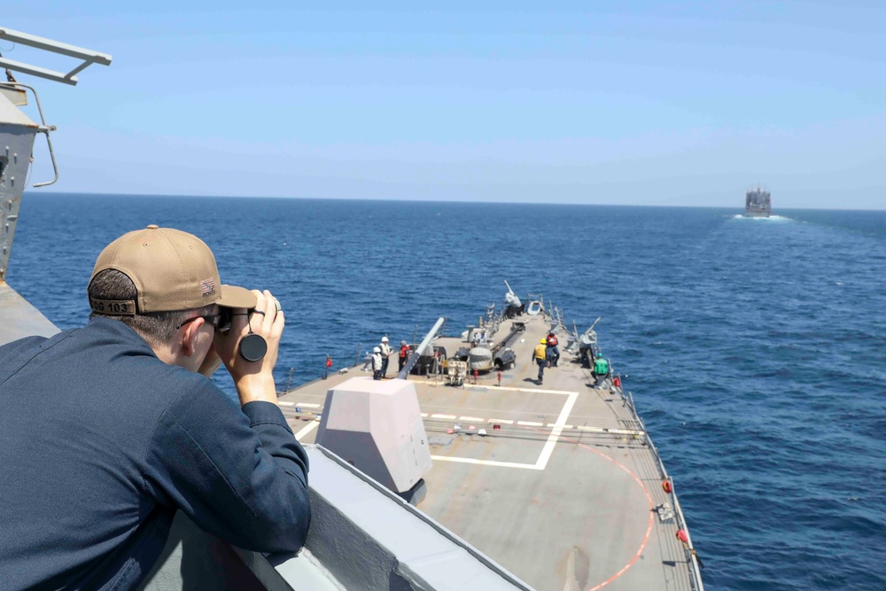 USS Truxtun Replenishment-at-Sea