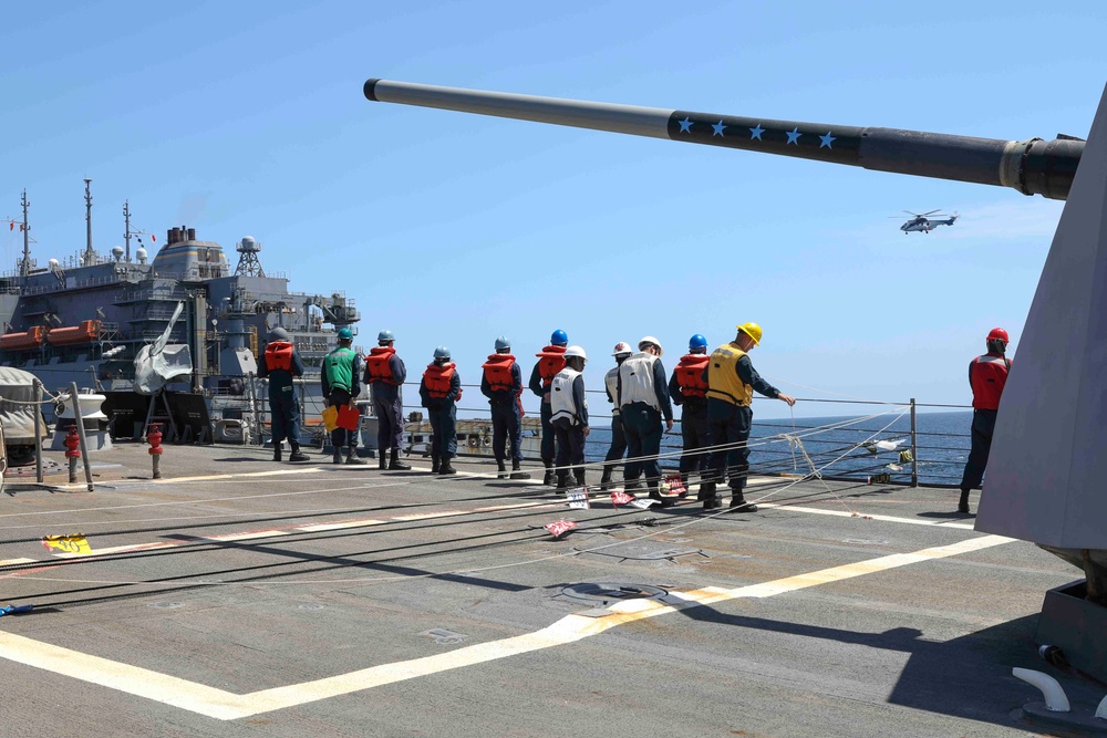 USS Truxtun Replenishment-at-Sea