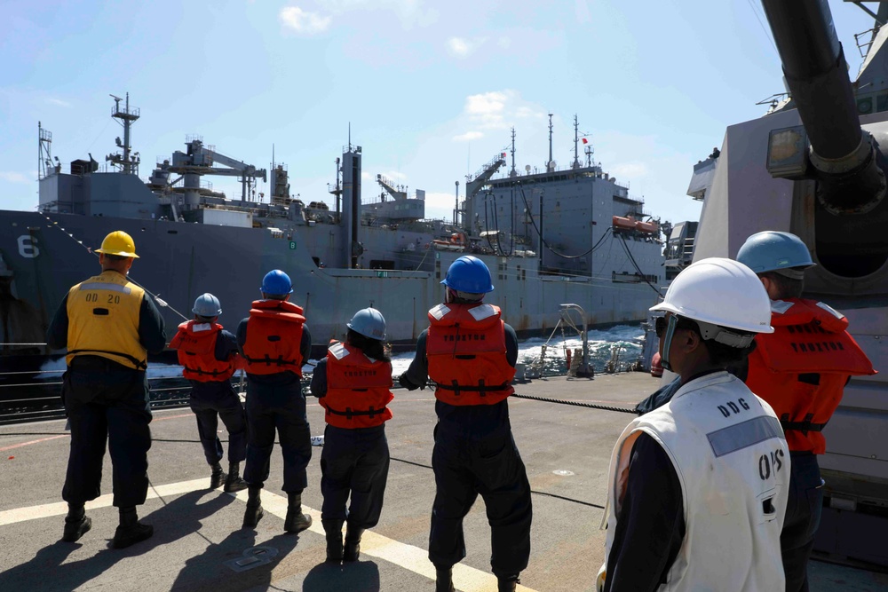 USS Truxtun Replenishment-at-Sea