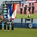 A color guard comprised of all Filipino-American Sailors presents the colors as part of Filipino-American Heritage Night