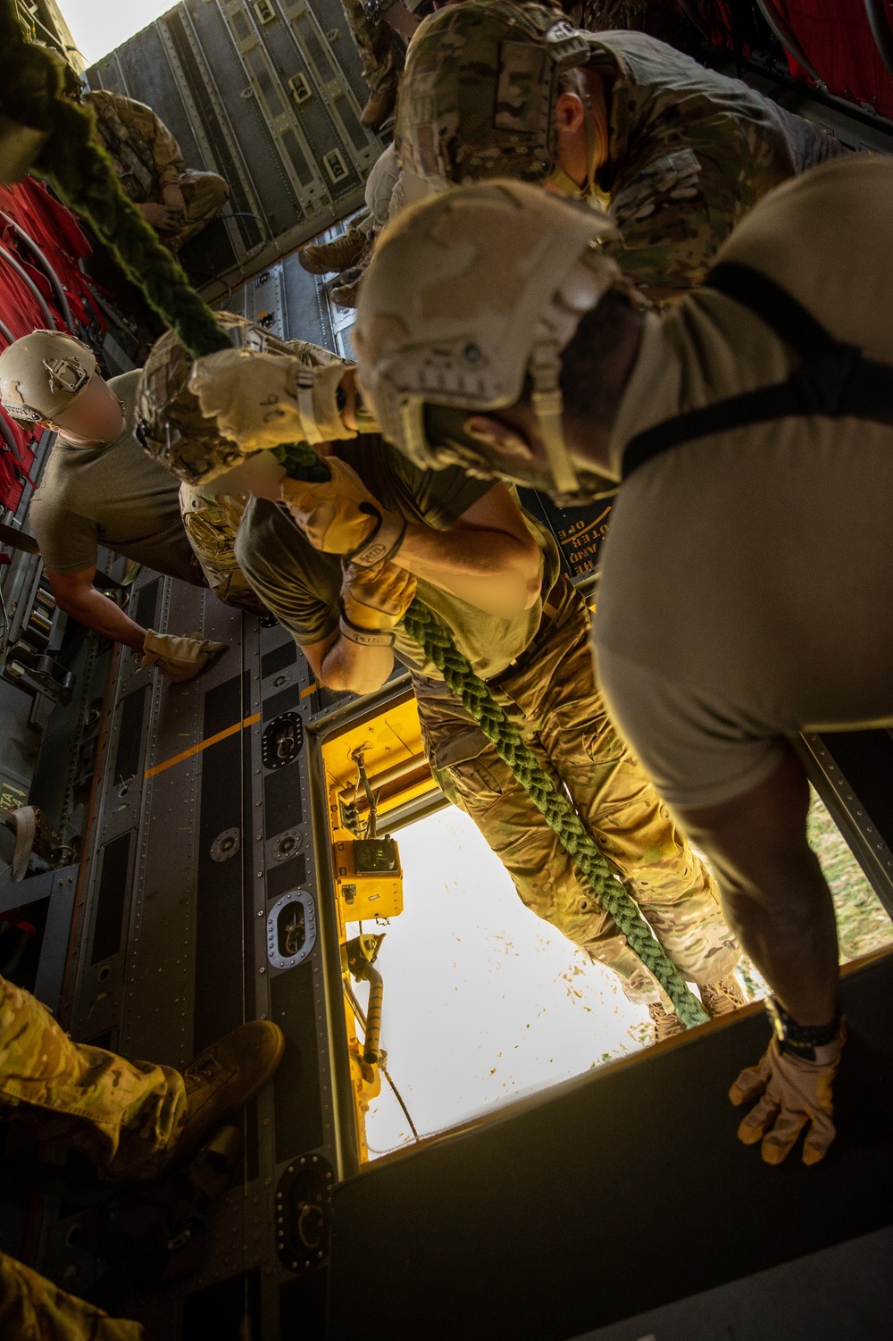 OHARNG Special Forces Operators conduct airborne, fast rope training