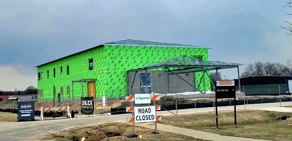 April 2023 construction operations of $11.96 million transient training brigade headquarters at Fort McCoy