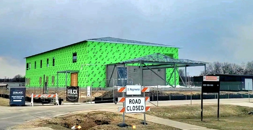 April 2023 construction operations of $11.96 million transient training brigade headquarters at Fort McCoy