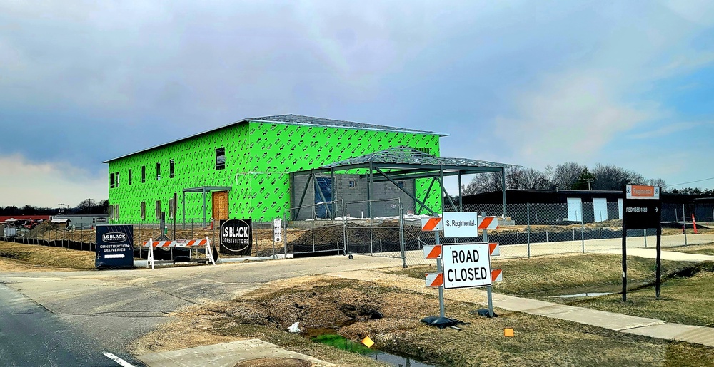 April 2023 construction operations of $11.96 million transient training brigade headquarters at Fort McCoy