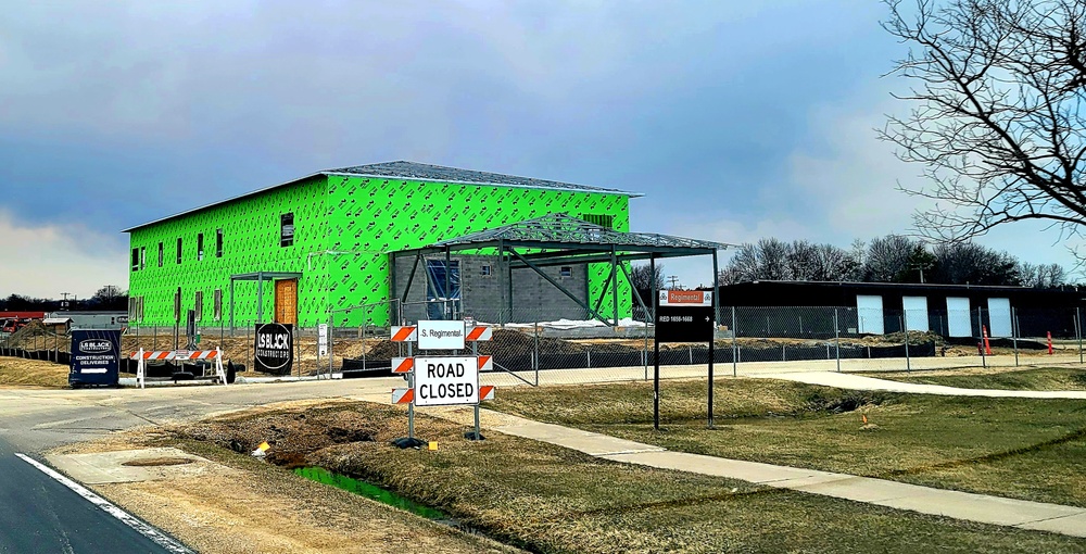 April 2023 construction operations of $11.96 million transient training brigade headquarters at Fort McCoy