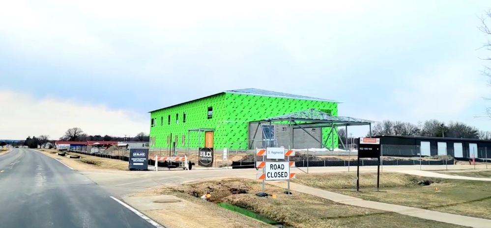 April 2023 construction operations of $11.96 million transient training brigade headquarters at Fort McCoy