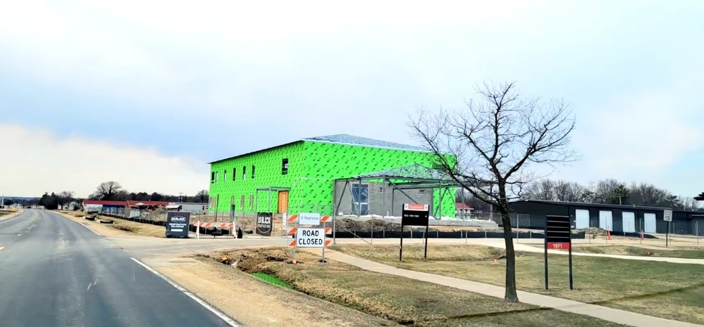 April 2023 construction operations of $11.96 million transient training brigade headquarters at Fort McCoy