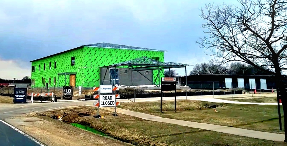 April 2023 construction operations of $11.96 million transient training brigade headquarters at Fort McCoy