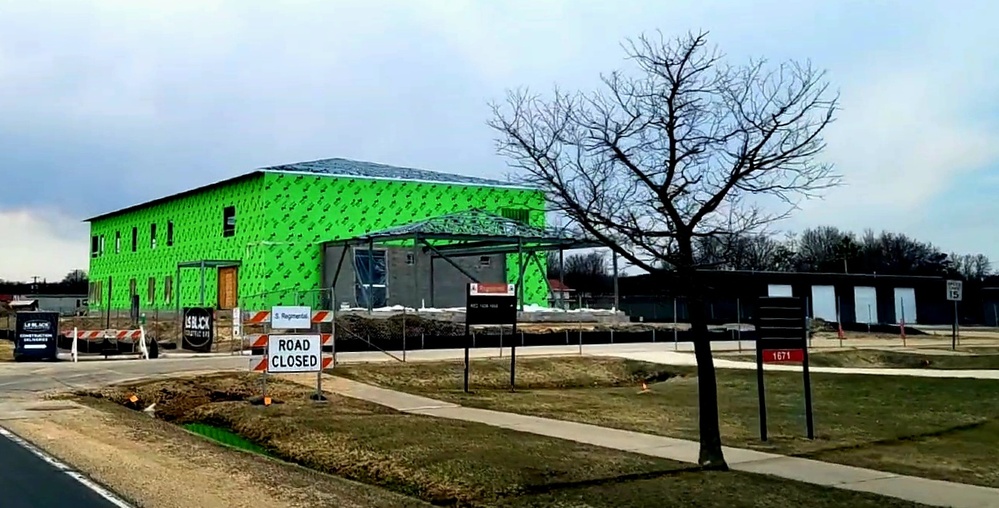 April 2023 construction operations of $11.96 million transient training brigade headquarters at Fort McCoy