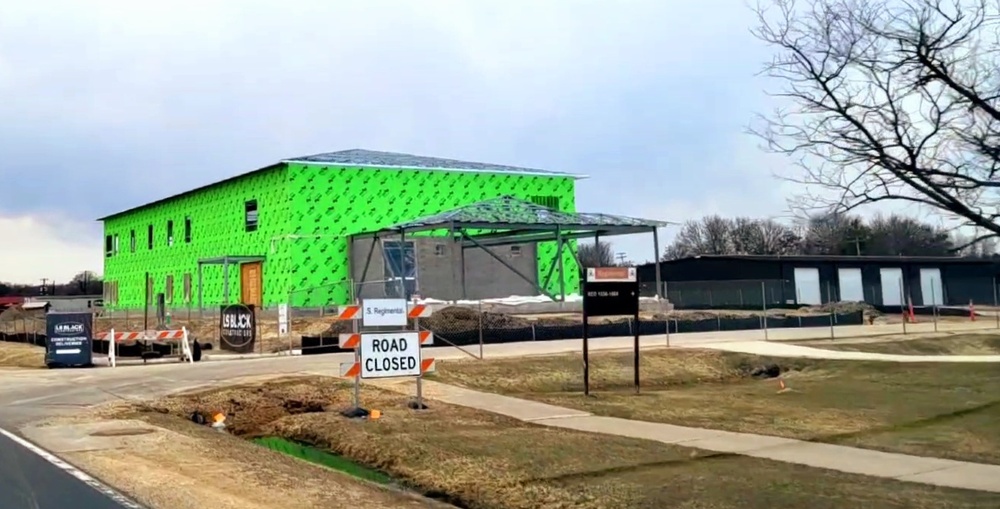 April 2023 construction operations of $11.96 million transient training brigade headquarters at Fort McCoy