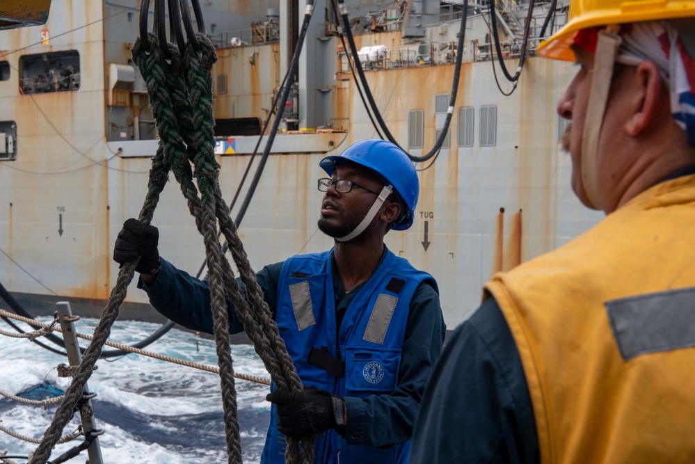 Wayne E. Meyer Conducts Underway Replenishment