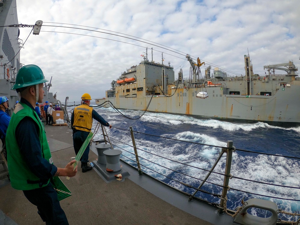 Wayne E. Meyer Conducts Underway Replenishment