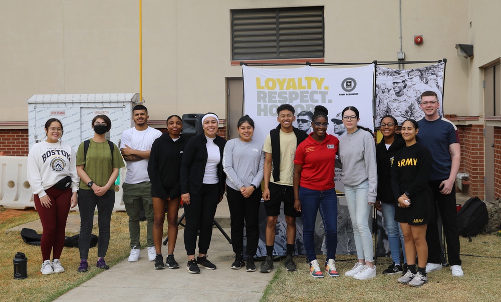 Red Dragons conduct Walk a Mile Event for SAAPM