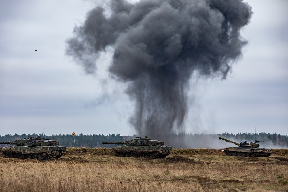 NATO eFP Battle Group Poland Displays Combined Forces in Exercise Amber Lynx