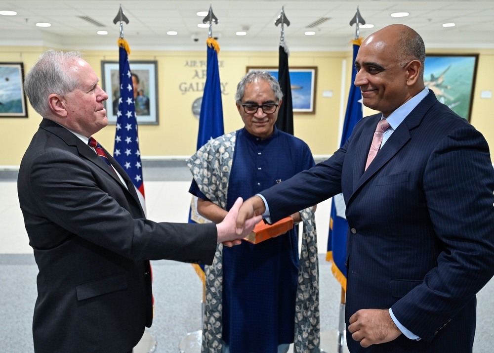 SecAF Kendall swears in Assist. Sec. Chaudhary