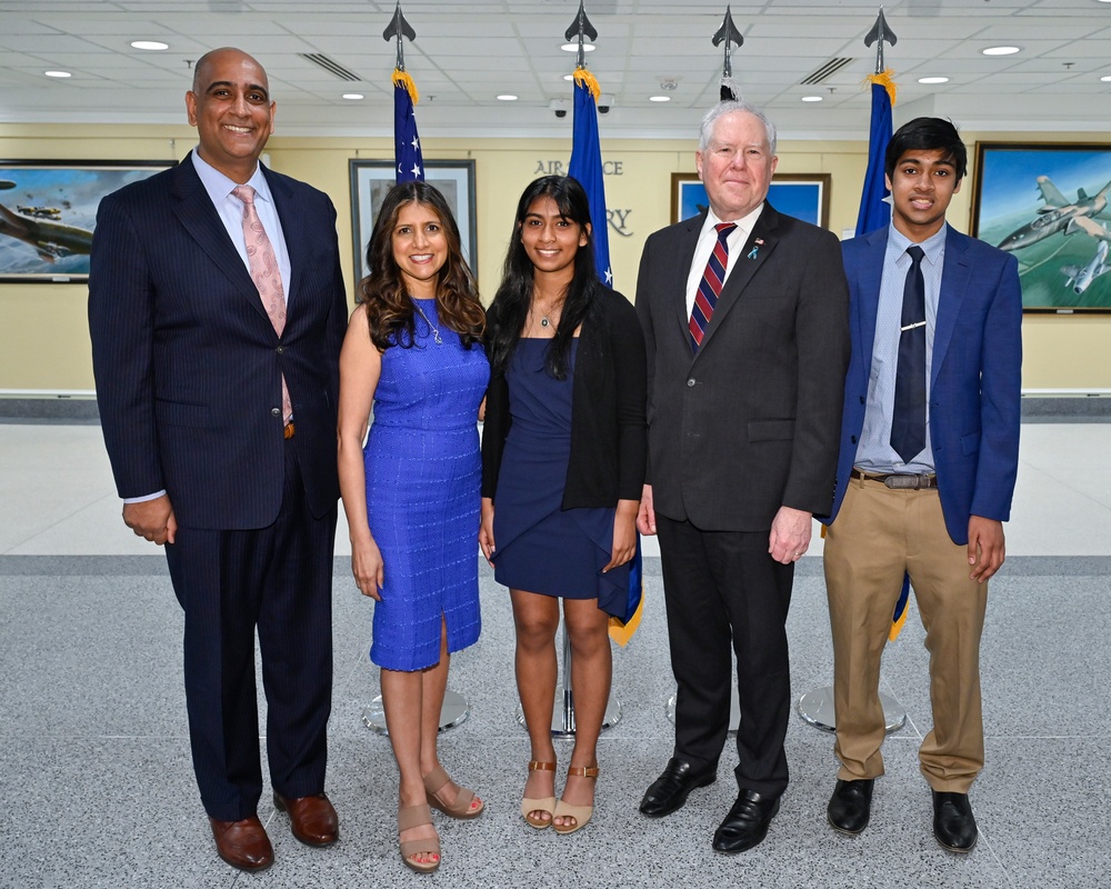 SecAF Kendall swears in Assist. Sec. Chaudhary