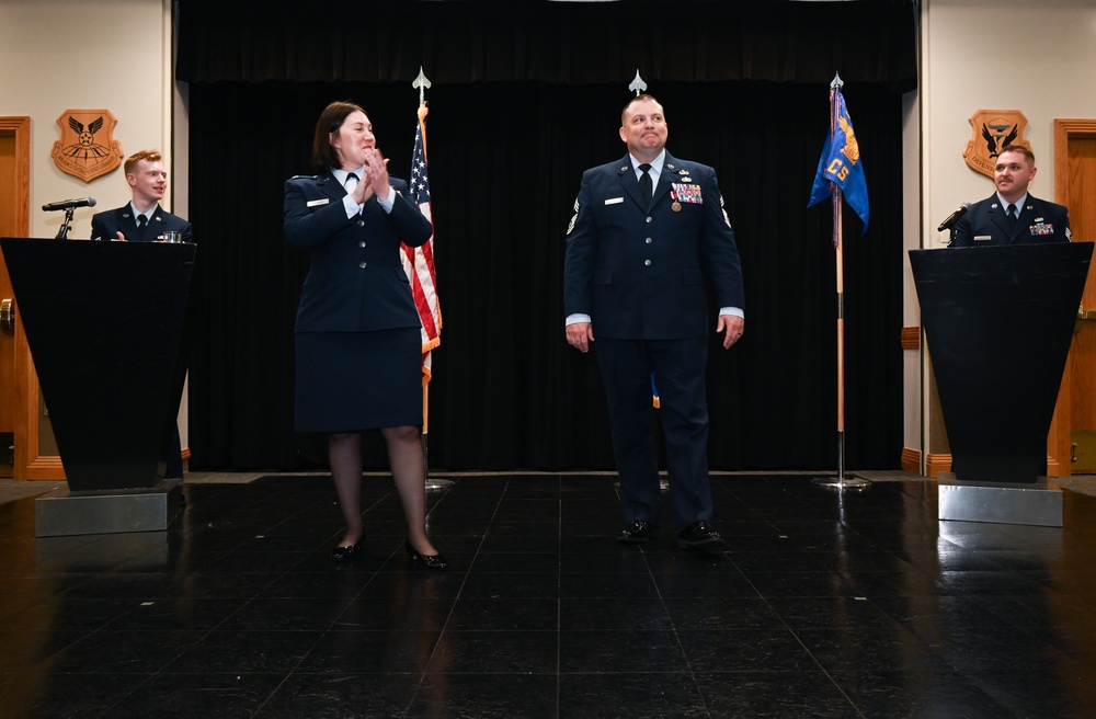 CMSgt Patrick Hackman retirement ceremony