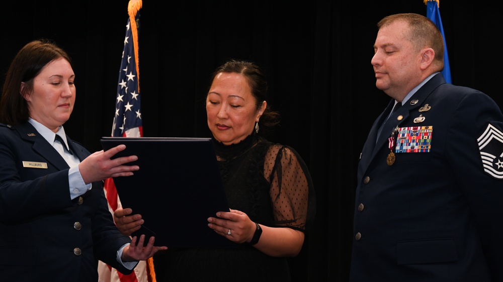 CMSgt Patrick Hackman retirement ceremony