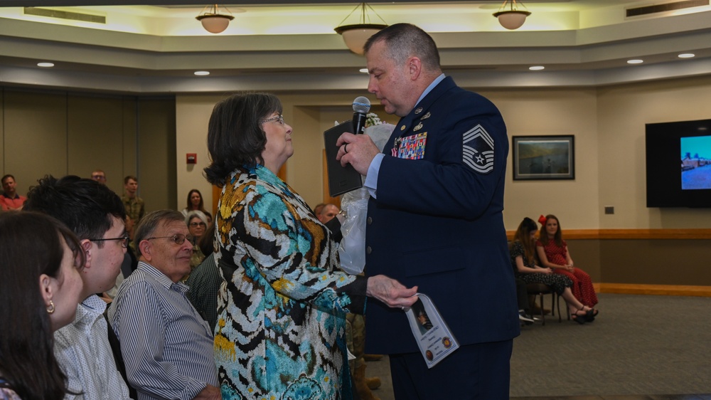 CMSgt Patrick Hackman retirement ceremony