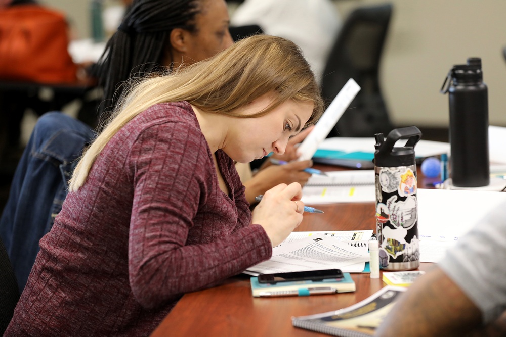 Suicide prevention liaison training teaches unit representatives lifesaving skills