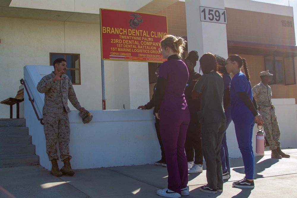 Students shadow Marines and Sailors of MCAGCC