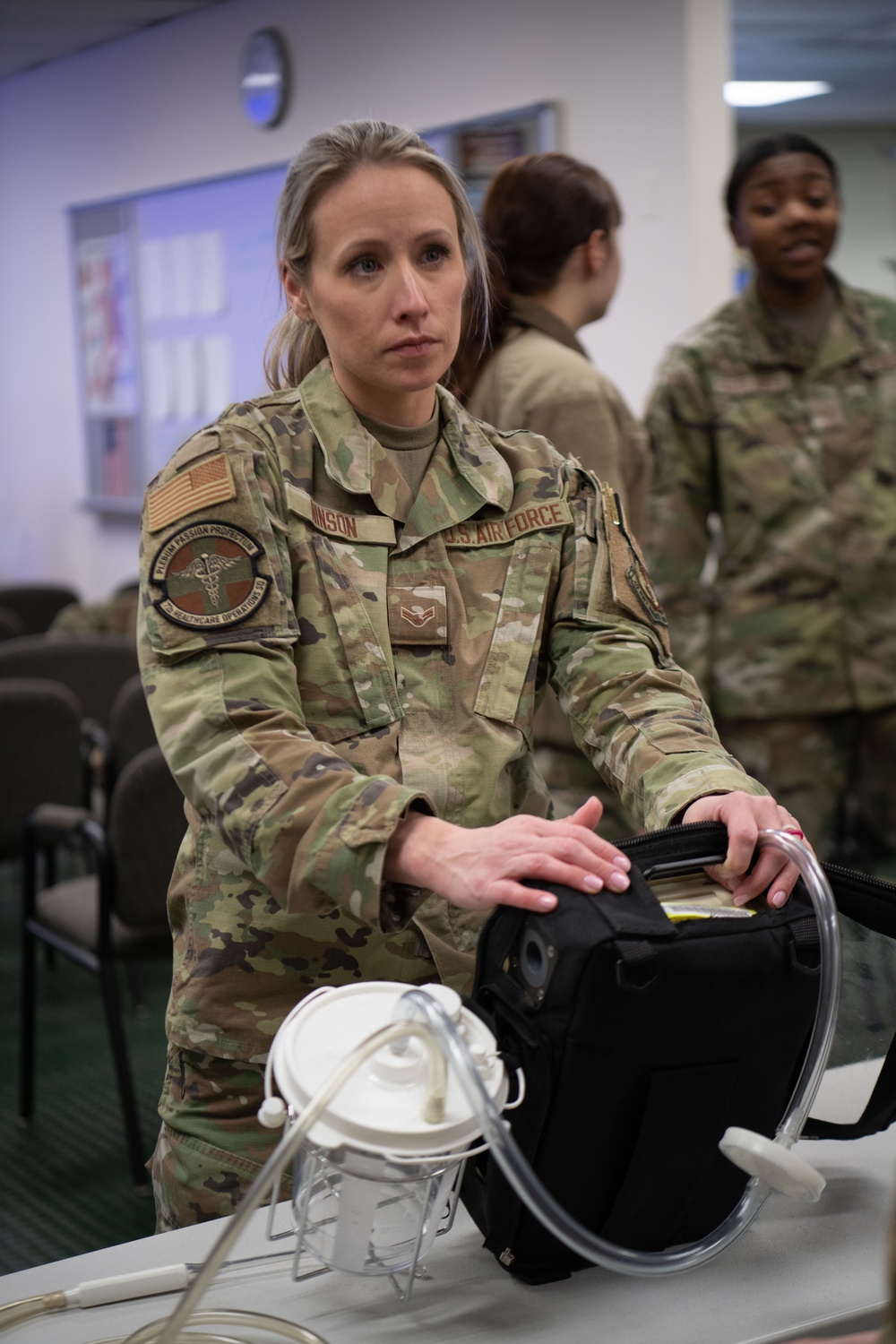 137th AES partners with Tinker medical squadrons for tactical medical training