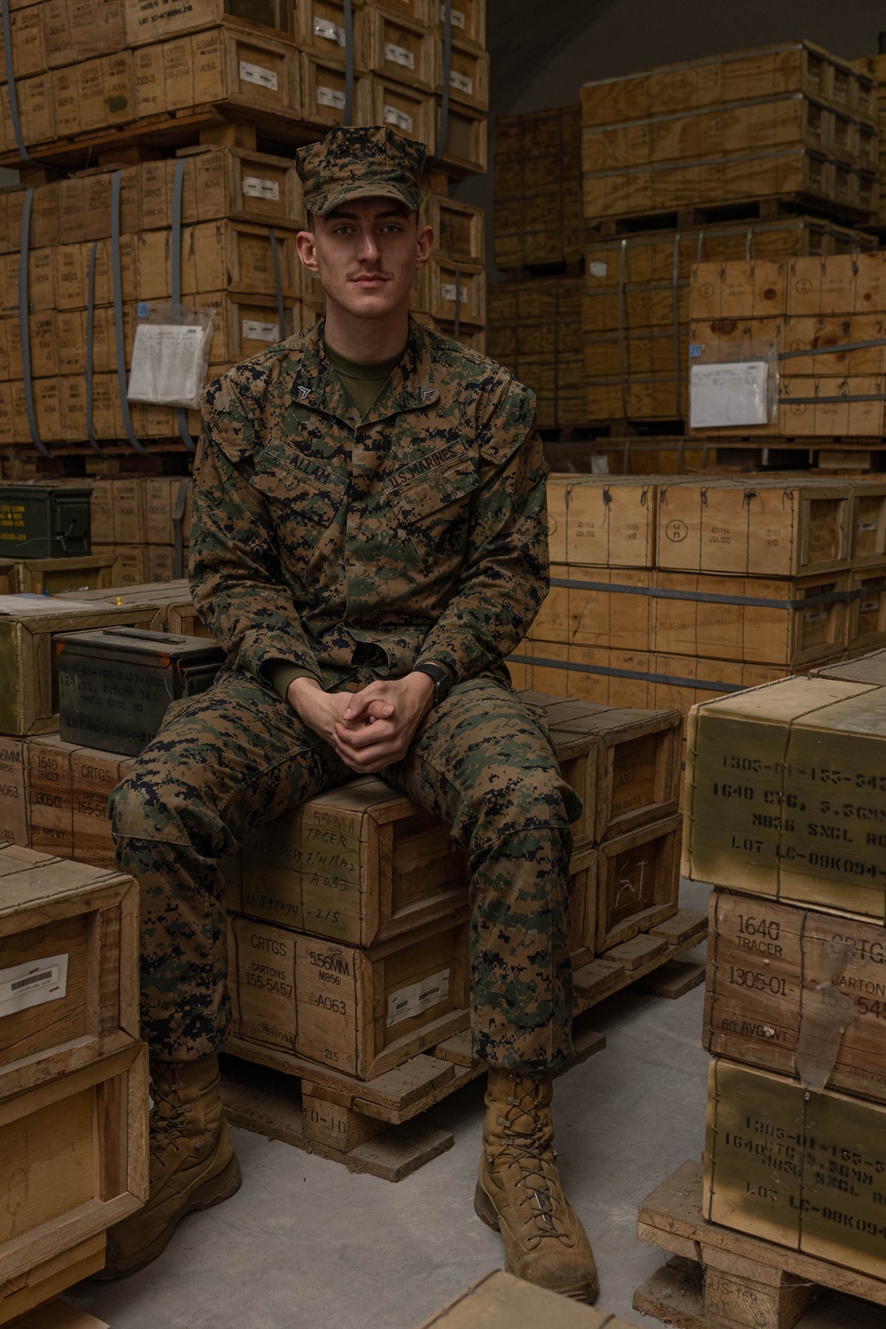 U.S. Marine Corps Cpl. Conner Allam, Ammo Tech of the Year 2022