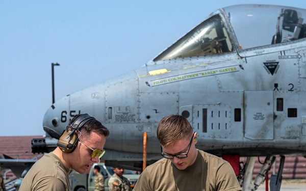 Osan Airmen participate in load crew comp