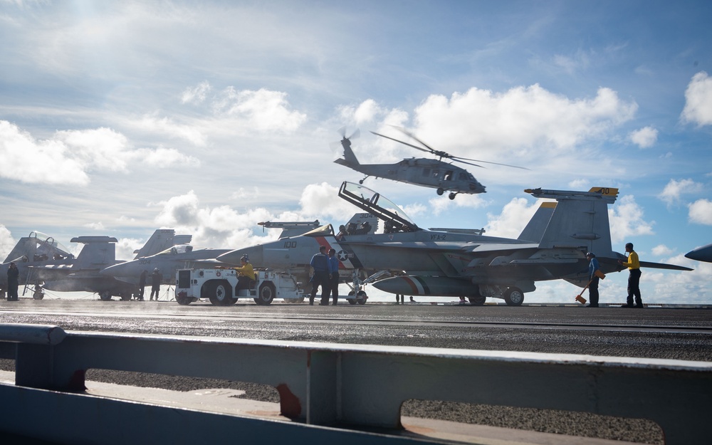 ARCHIVE -- USS Carl Vinson (CVN 70) Flight Deck Operations