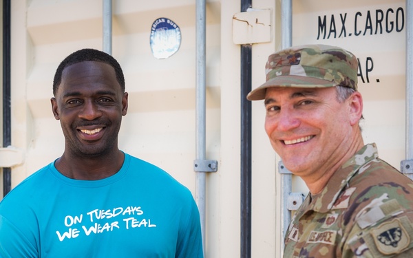 Wisconsin National Guard senior leadership team visits Iron Brigade in Djibouti