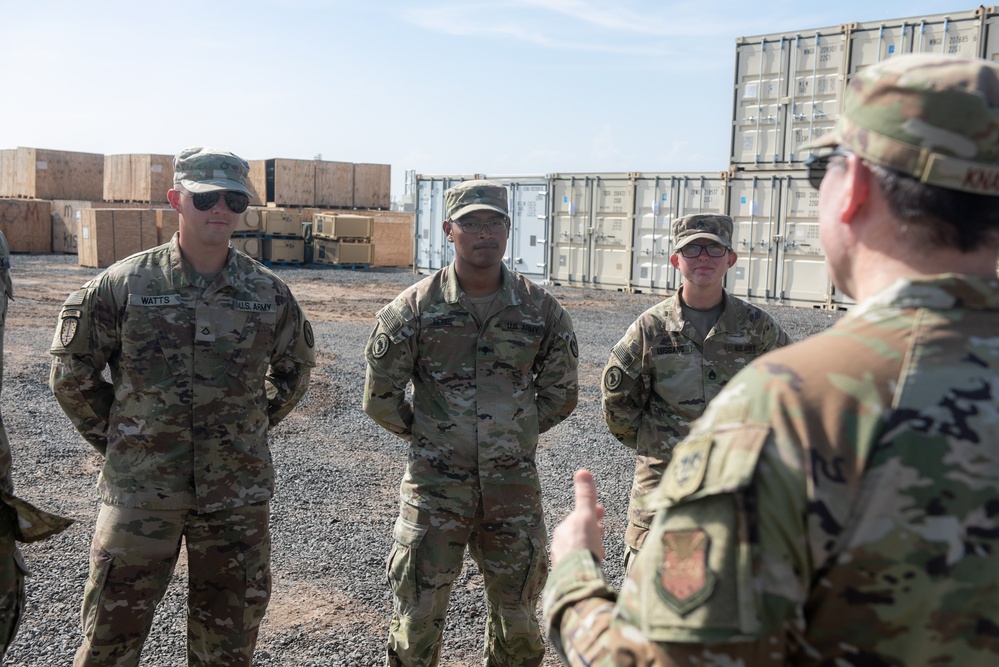 Wisconsin National Guard senior leadership team visits Iron Brigade in Djibouti