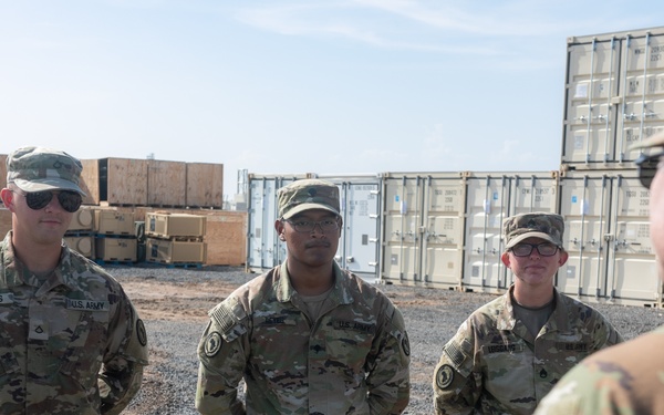 Wisconsin National Guard senior leadership team visits Iron Brigade in Djibouti