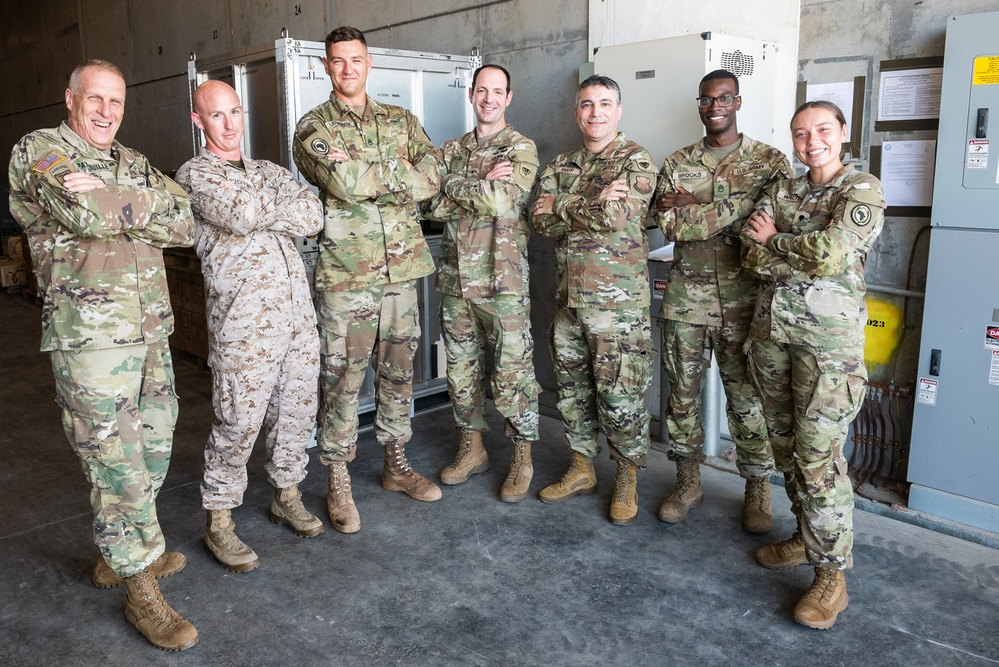 Wisconsin National Guard senior leadership team visits Iron Brigade in Djibouti