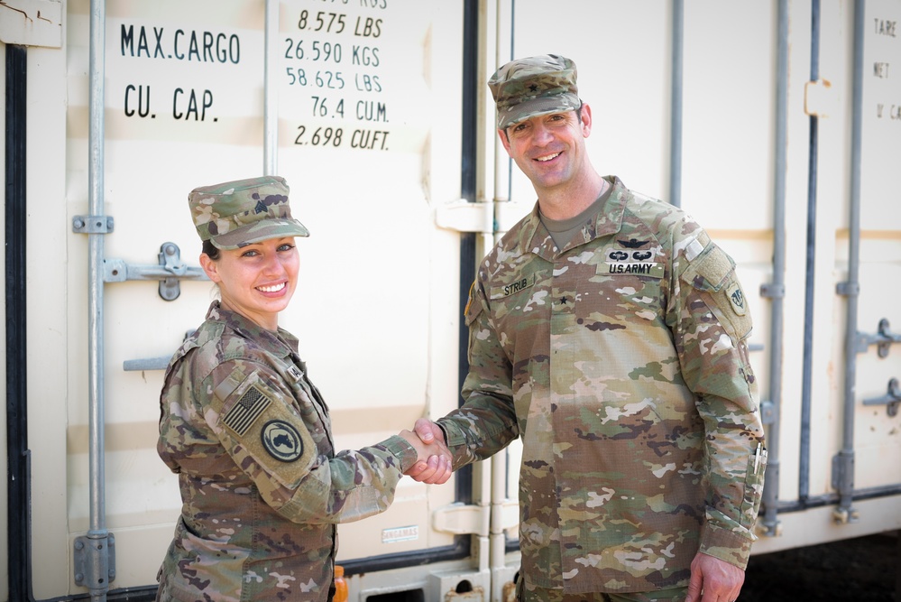 Wisconsin National Guard senior leadership team visits Iron Brigade in Djibouti