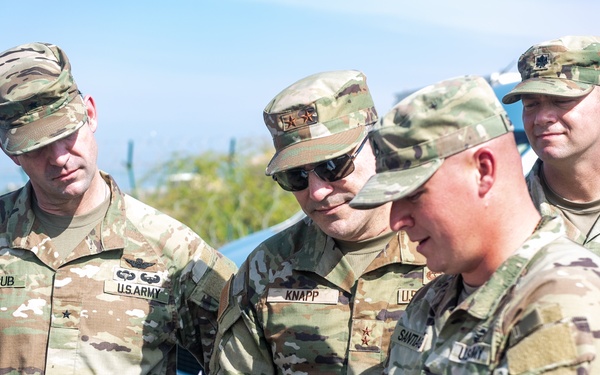 Wisconsin National Guard senior leadership team visits Iron Brigade in Djibouti