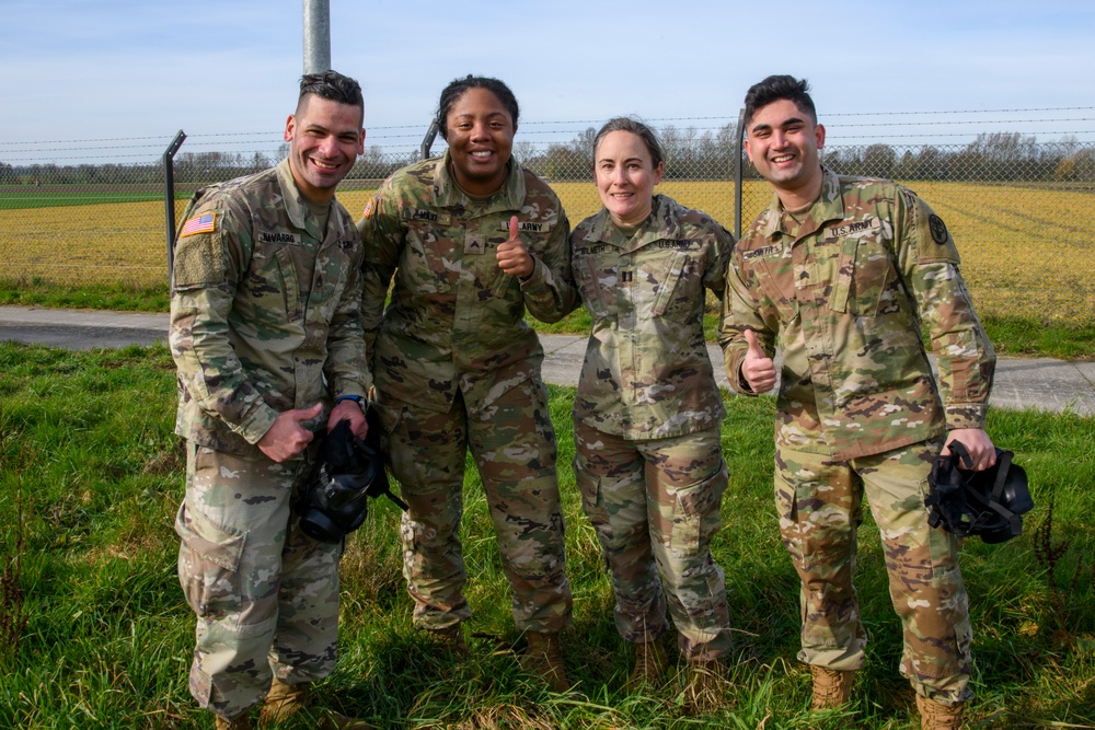 39th Strategic Signal Battalion Mask Confidence - CBRN Training