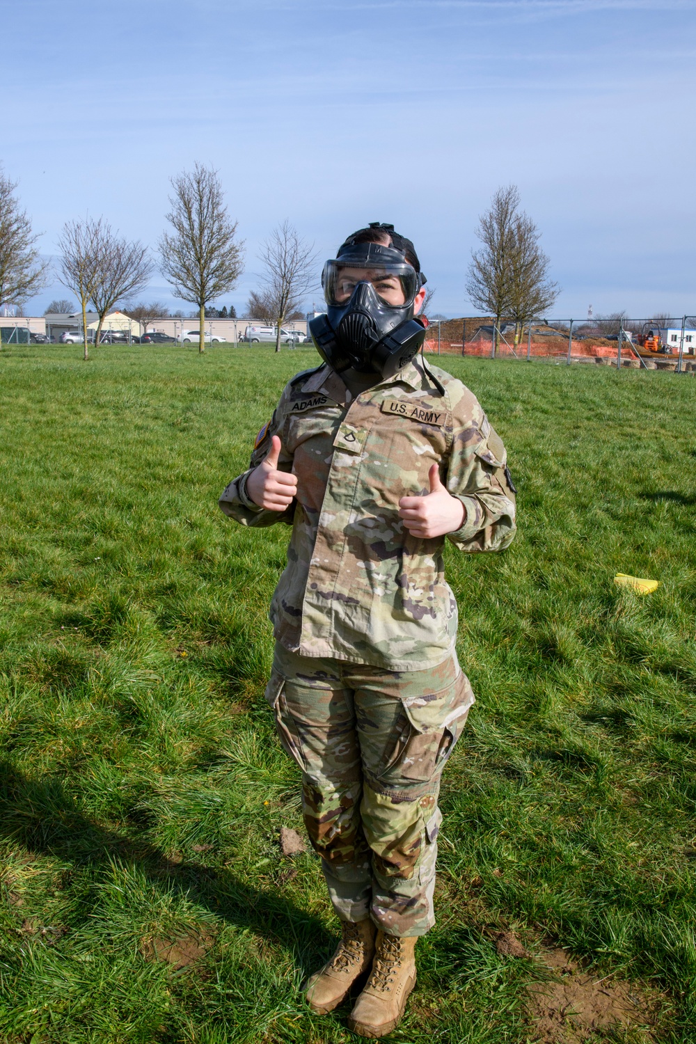 39th Strategic Signal Battalion Mask Confidence - CBRN Training