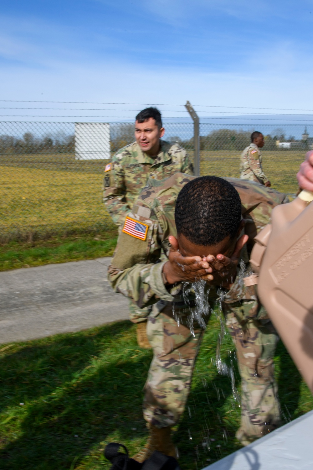 39th Strategic Signal Battalion Mask Confidence - CBRN Training