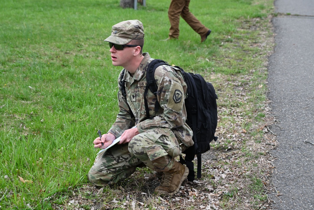 NJ ARNG 508th Military Police Company Site and Drone Exploitation Training, 7 April 2023.