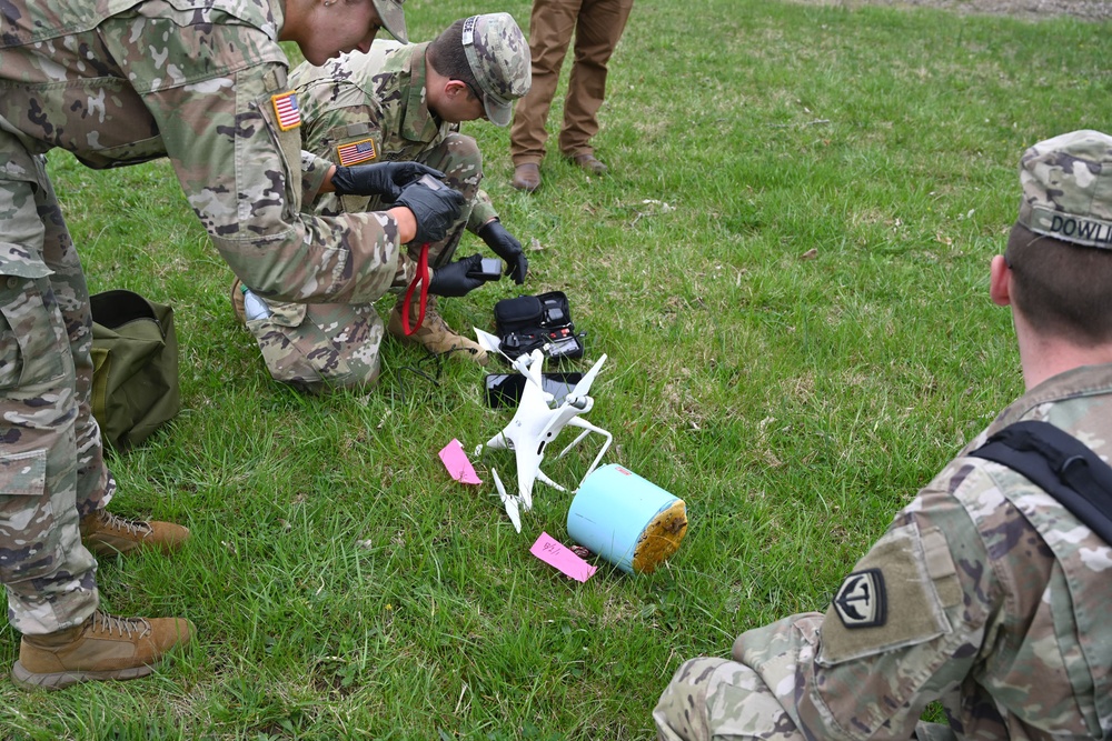 NJ ARNG 508th Military Police Company Site and Drone Exploitation Training, 7 April 2023.