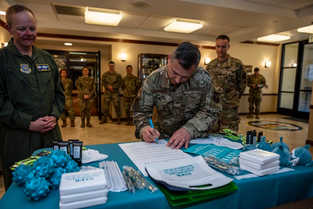 Sexual Assault Awareness and Prevention Month proclamation signing