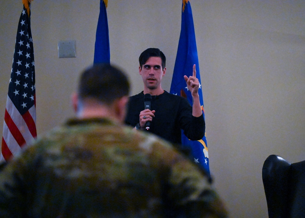 Ryan Holiday speaks at Joint Base Andrews