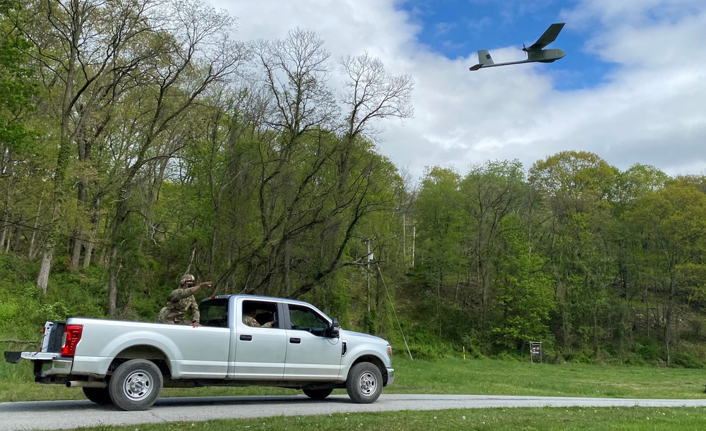 Raven SUAS training at Camp Smith Training Site