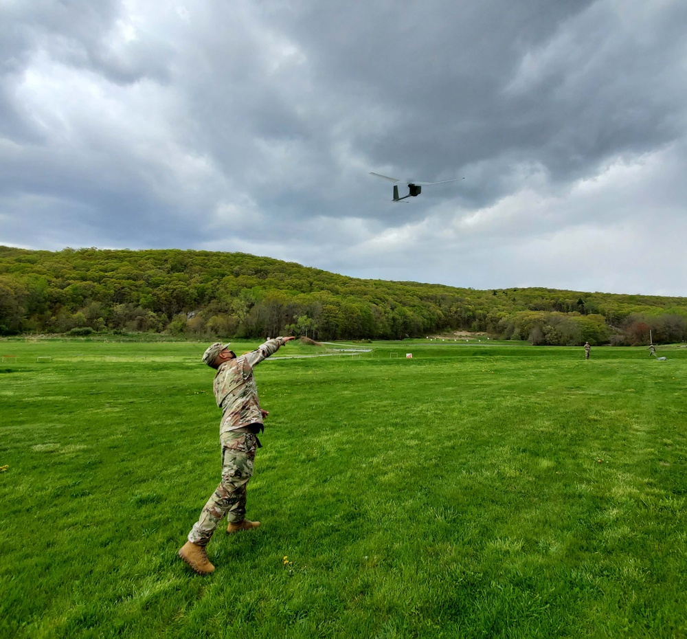 Raven SUAS training at Camp Smith Training Site