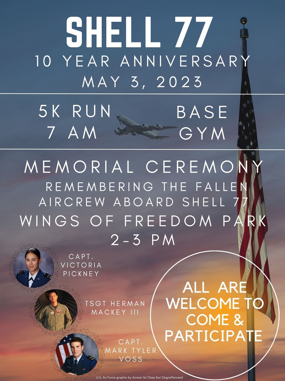 Shell 77 Memorial flyer