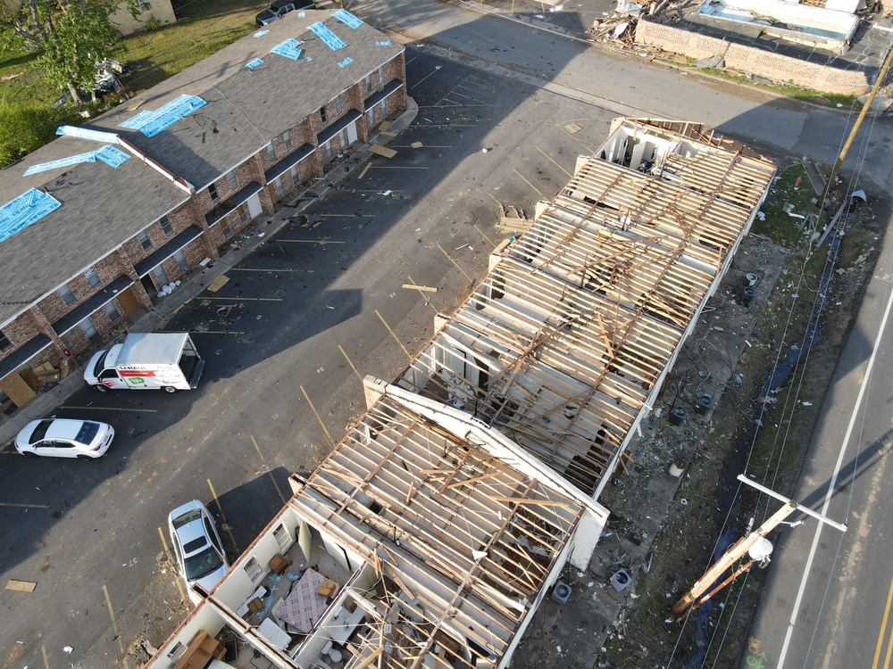 Arkansas Tornadoes: Jacksonville Storm Damage and N. Little Rock DRC