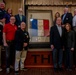 Luke Unveils Murvaux flag at Club Five Six